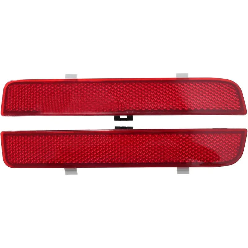 2Pcs Rear Bumper Reflector Lenses Left Right For 2003-12 Land Rover Range Rover L322, Freelander 2 LR2 08-2015 LR006348 LR006349
