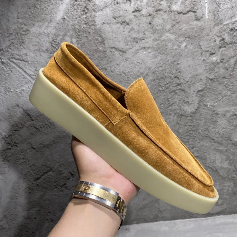 Men Loafers Casual Shoes Simple Fashion Round Toe Top Quality Flat Shoes Comfort Solid Daily Walking Shoes Casual Loafers