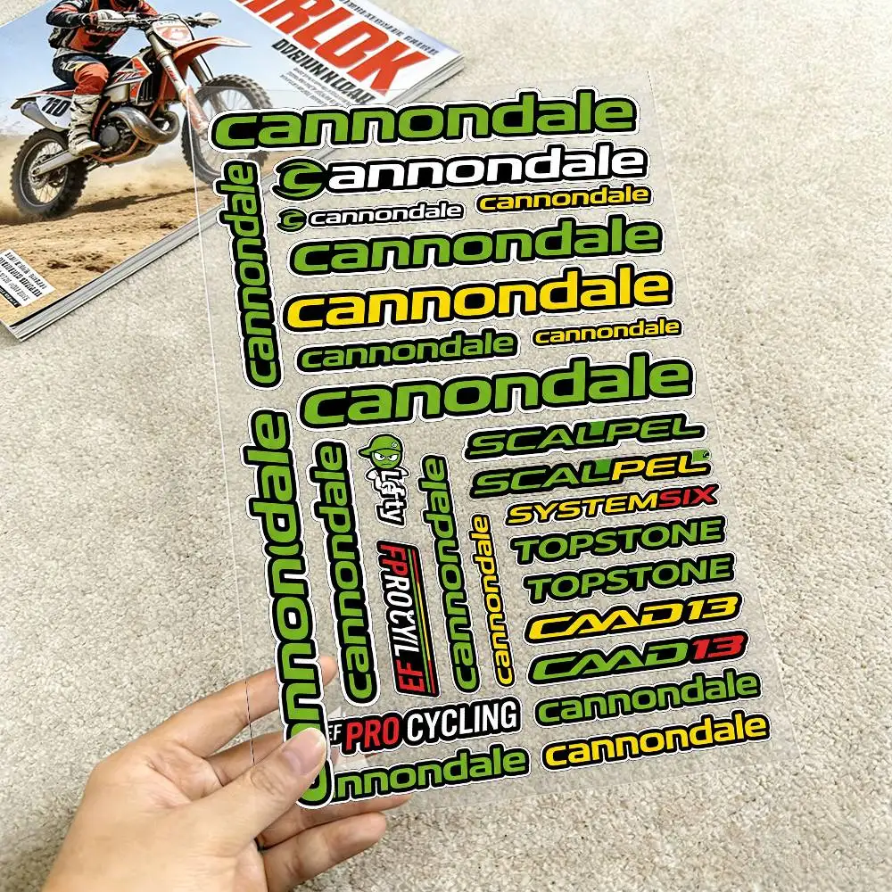 

Светоотражающие наклейки для мотоциклов Cannondale, предупреждающие о безопасности в темноте, для шлемов скутеров.