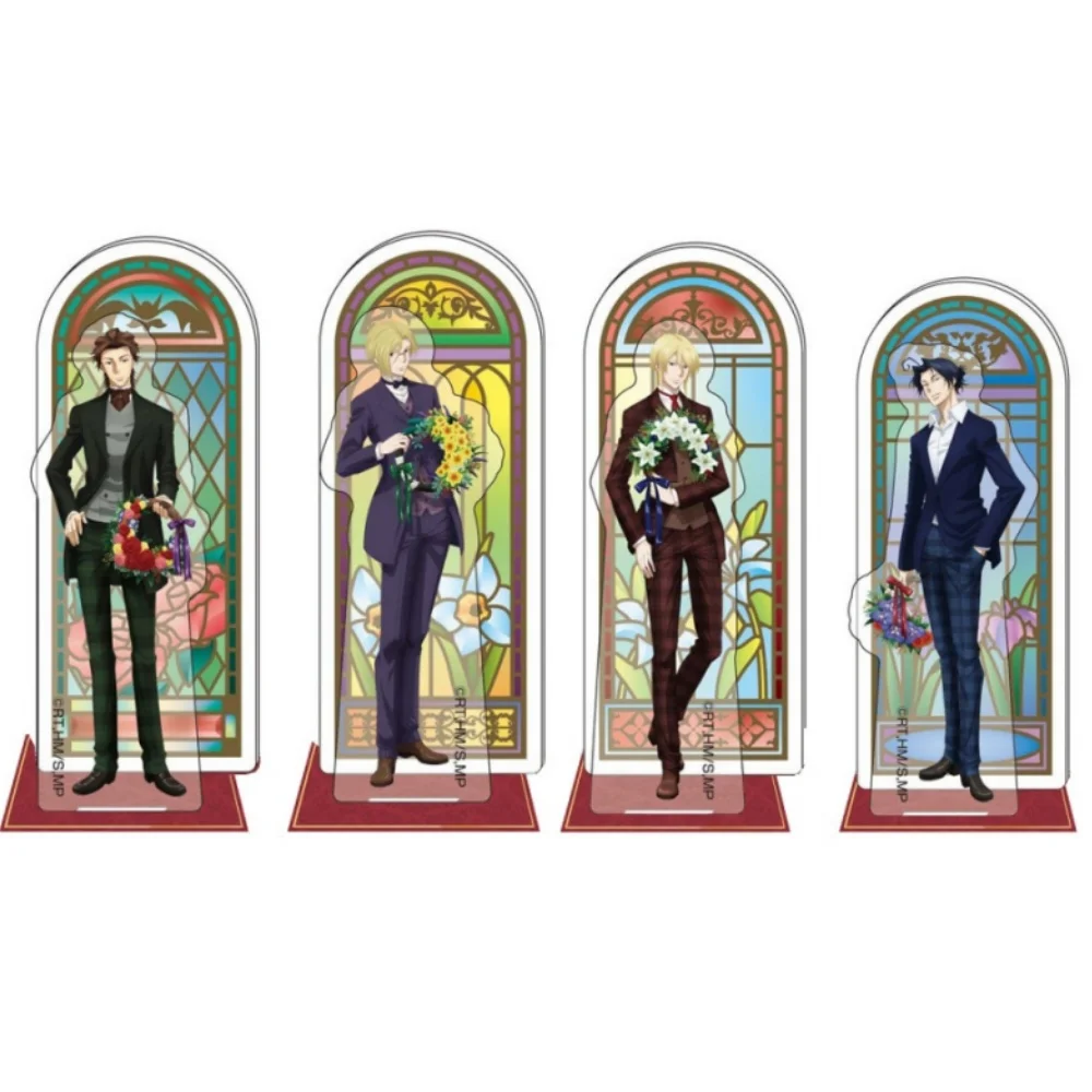 

Anime Fans Gifts Moriarty the Patriot Louis James HD Figures Double insertion Acrylic Stand Desktop Ornament Series About15+15cm