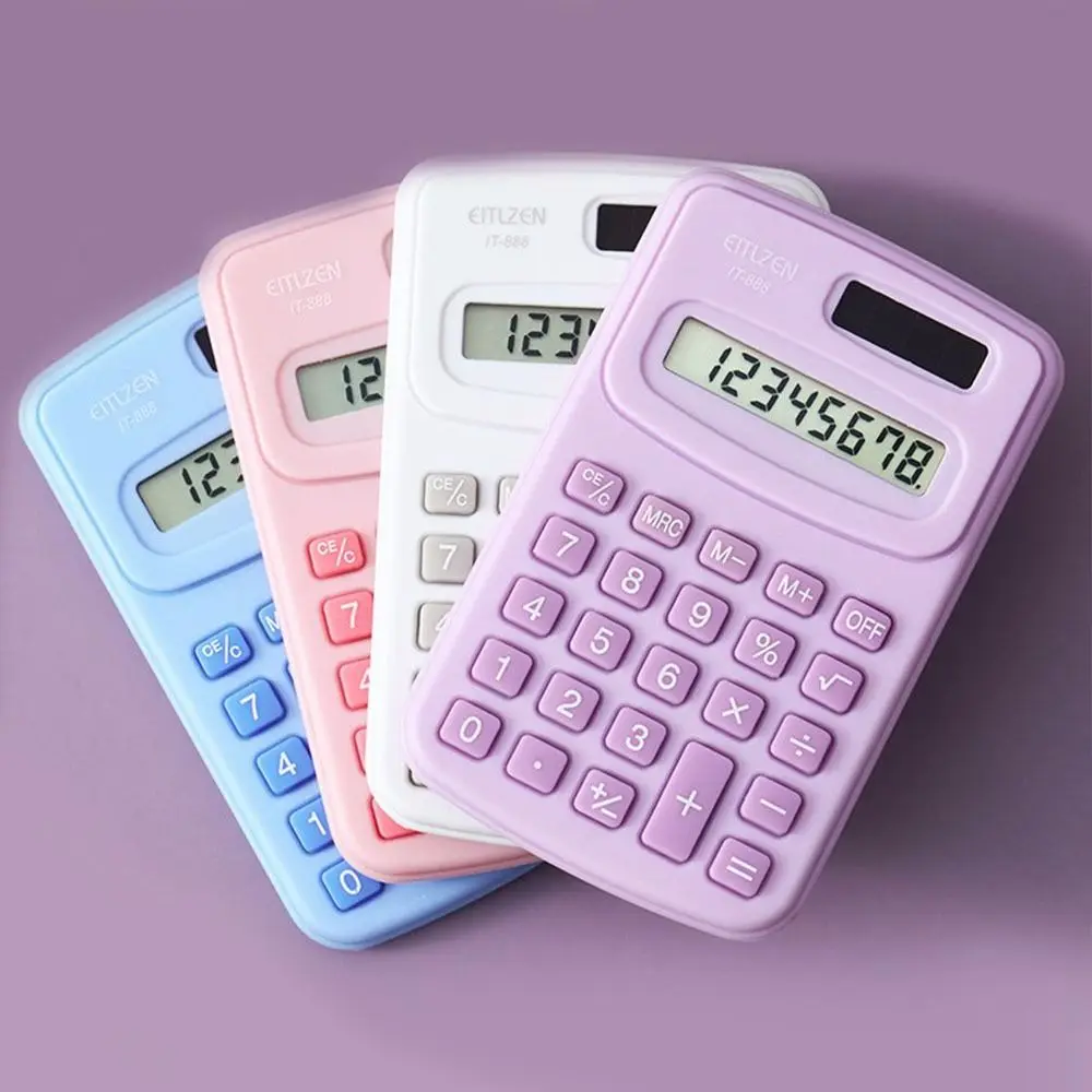 Arithmetic Stationery Business Financial Mini Electronic Calculator Accountant Calculator Accounting Tool Small Calculator