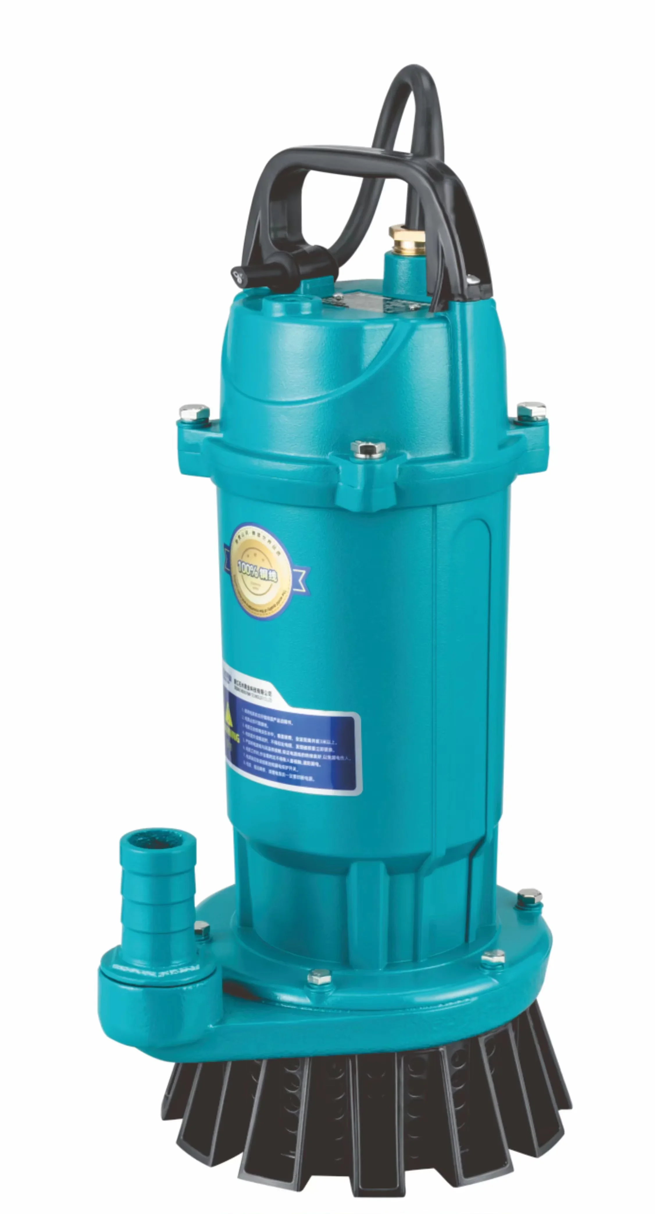 304 stainless steel screw interface or flange interface diameter WQS submersible sewage pump