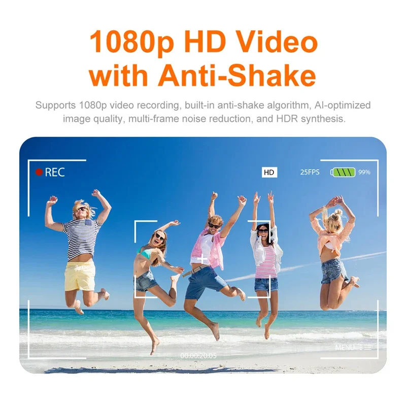 Lenovo 2026 Neue Upgrade-AI-Smart-Brille, 1600W HD 8K Videoaufnahmekamera, Echtzeit-KI-Übersetzung, Bluetooth-Anrufe und Musikwiedergabe – Detail 3