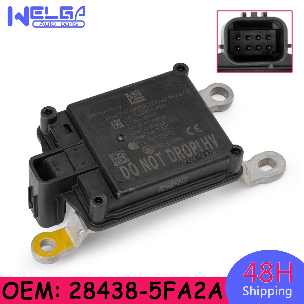 

New Front Cruise Control Distance Radar Sensor 28438-5FA2A For Nissan Rogue Altima 2017 2018 2019 2020 2021 284385FA2A