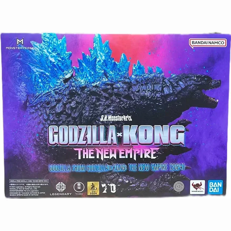 Bandai Genuine  Original THE NEW EMPIRE S.H.MONSTERARTS SHM FROM GODZILLA   Anime Action Figures Toys For Boys Girls Kids Christ