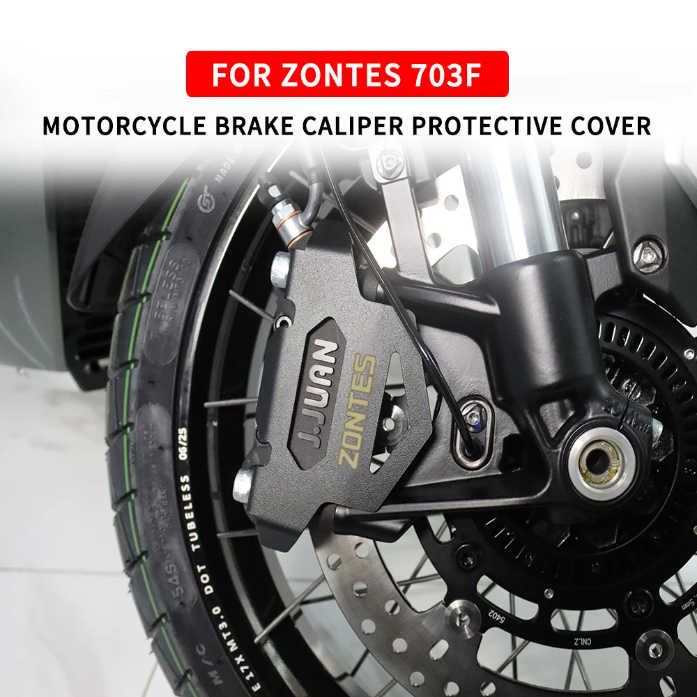 

Motorcycle Accessories Aluminum Alloy Waterproof Zontes 703F Motorcycle Brake Caliper Protective Cover for Zontes 703F