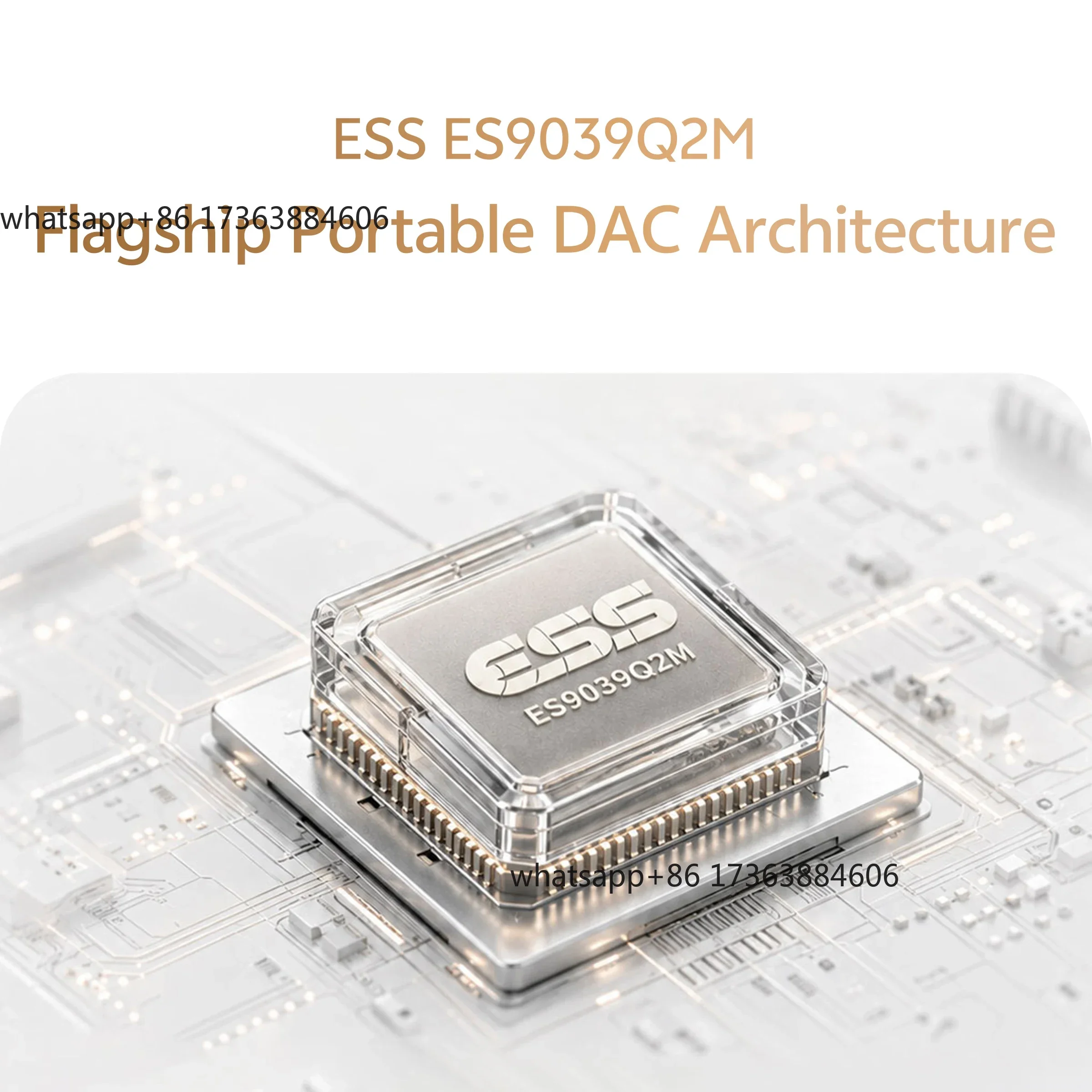 Mini High-Resolution Portable DAC & Amplifier with Optimized for Streaming Hi-Fi Audio