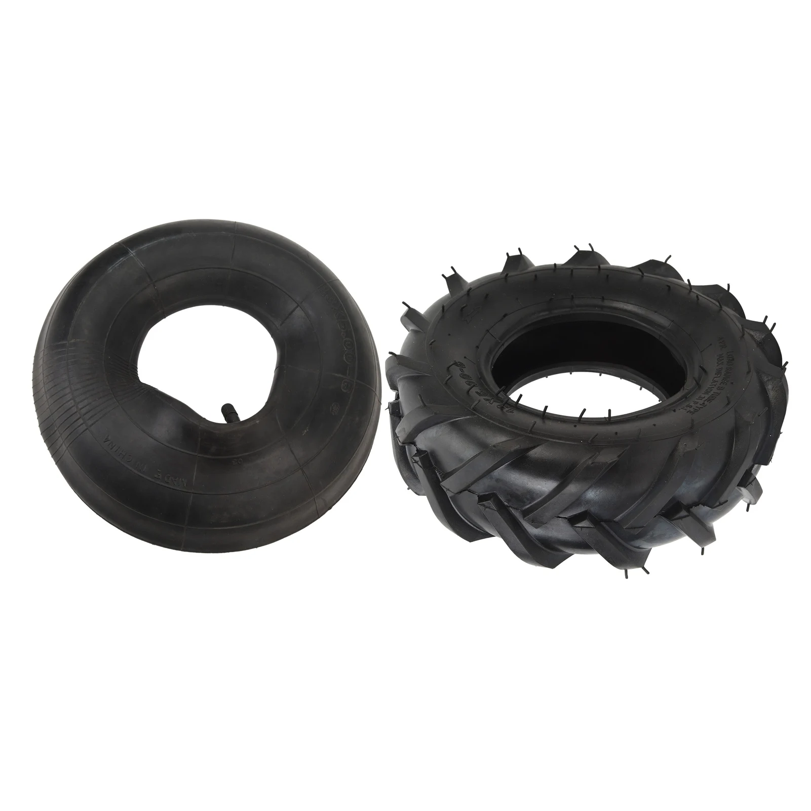 13x5.00-6 ATV Tire and Inner Tube Set Thick Rubber Off Road Tread for Garden UTV Lawn Kart