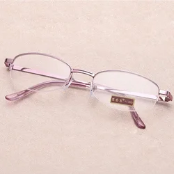 Anti-fatigue Reading Glasses Women HD Lens Metal Frame Presbyopic EyeGlasses High Quality Fashion Eyewear +1.0 To +4.0