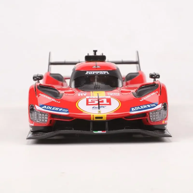 1/43 Bburago Ferrari 499p LMH Ferrari 296 GT3 2023 Car Model 2023 24H LE MANS CHAMPION Alloy Car Die-cast Sports Car Racing Toy