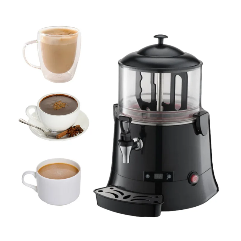 5L 10L موزع الشوكولاتة الساخنة آلة توزيع المشروبات الساخنة للشوكولاتة مشروبات الحليب القهوة المشروبات الساخنة معدات خلط