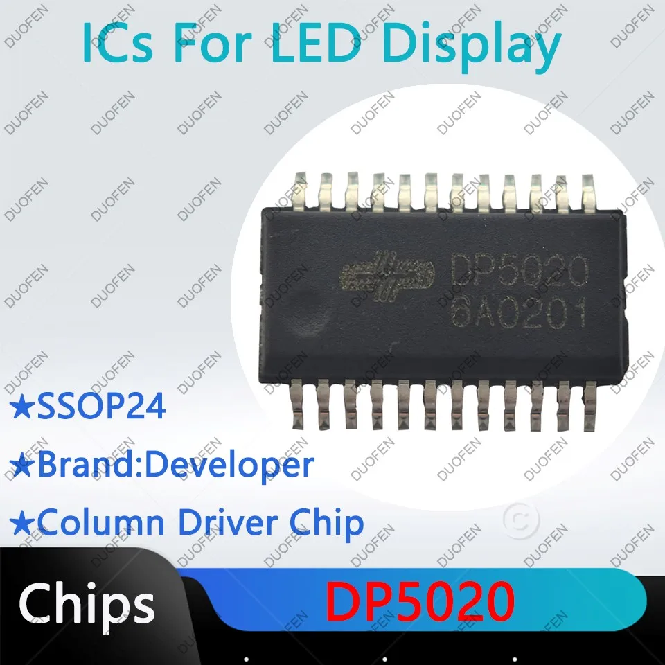 DP3264S,DP3265S，DP5020，DP5020B，DP5125，SUM2017GAS2，SUM2030GAS2,Column driver chips for LED display
