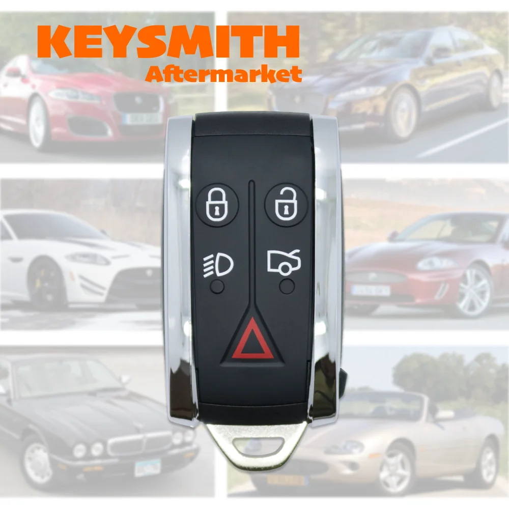 KEYSMITH ID46 PCF7953AA Chip 315/433FSK KR55WK49244/694 Proximity Remote Control Car Key For Jaguar XF XK XK8 XJ8 XFR XKR