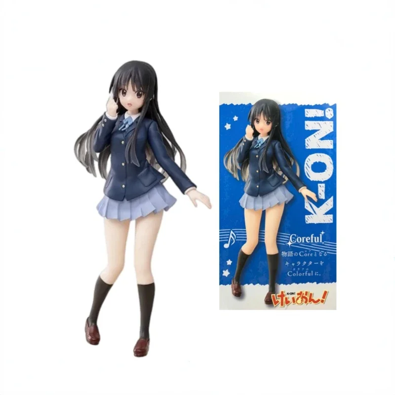 Genuine Spot Taito Coreful K-ON Akiyama Mio MIO School Uniform Scenery Model Movable Figure Anime Movie Peripheral Toys Gift