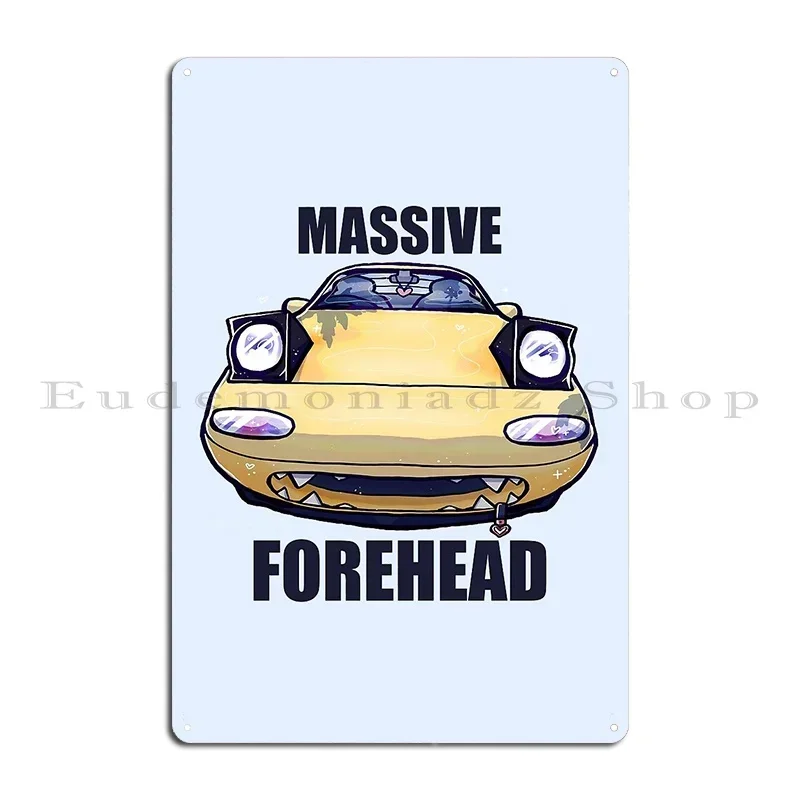 Massive Forehead Metal Plaque Poster Rusty Club Club Bar Customize Cinema Tin Sign Poster