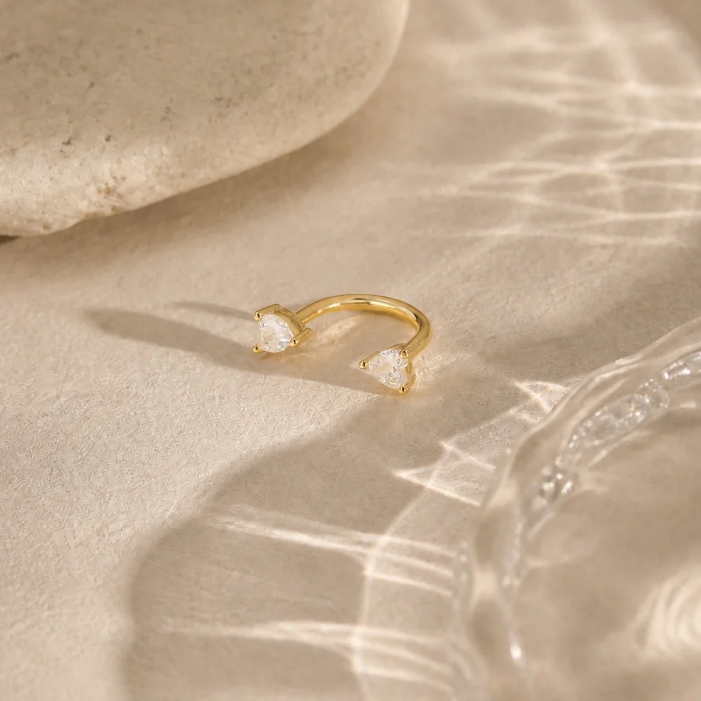 AIDE 925 Sterling Silber Pferdeaugen-Kronen U-förmige Ohrringe für Frauen Knorpelpiercing Ohrknochenring Nasenring Schmuck Geschenke – Detail 19