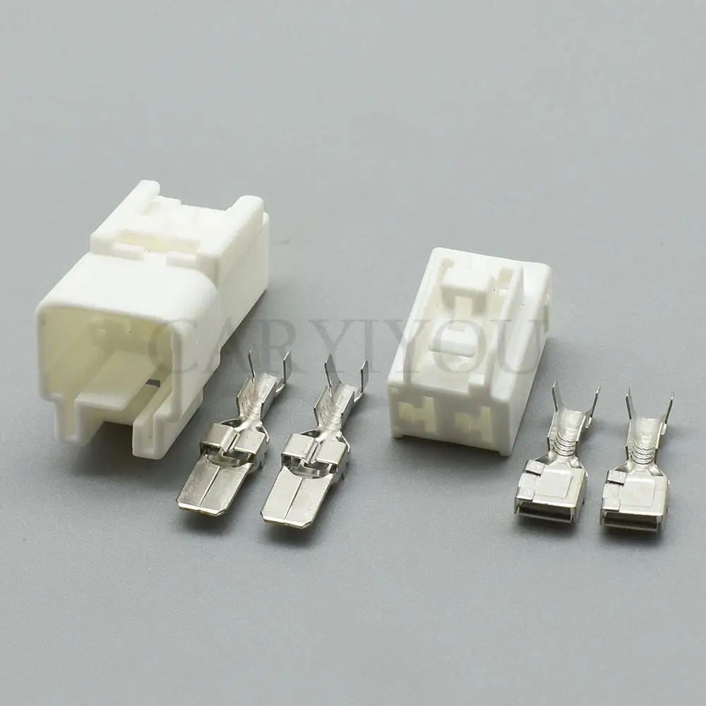 1 Set 7282-3020 7283-3020 Car Wire Female Male Cable 2 Pin Waterproof Automotive Connector Plug Socket With Terminal