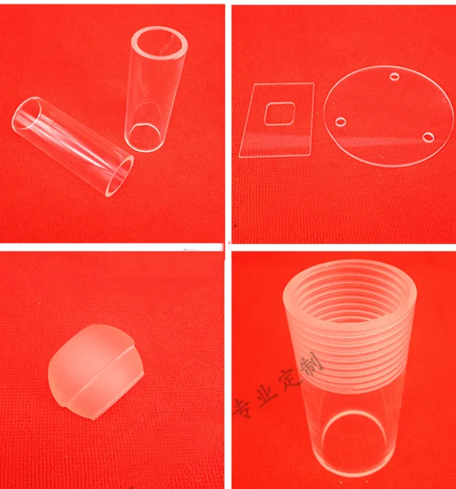 Diameter 100Mm+ Ultra-Thin High-Temperature Resistant Quartz Glass Sheet In The Laboratory of Ultraviolet and High Transmittance