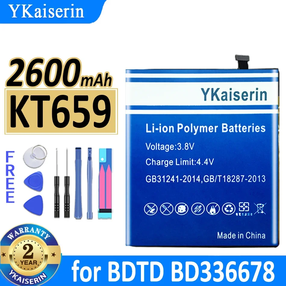 

2600mAh YKaiserin Battery KT659 for BDTD BD336678 Bateria