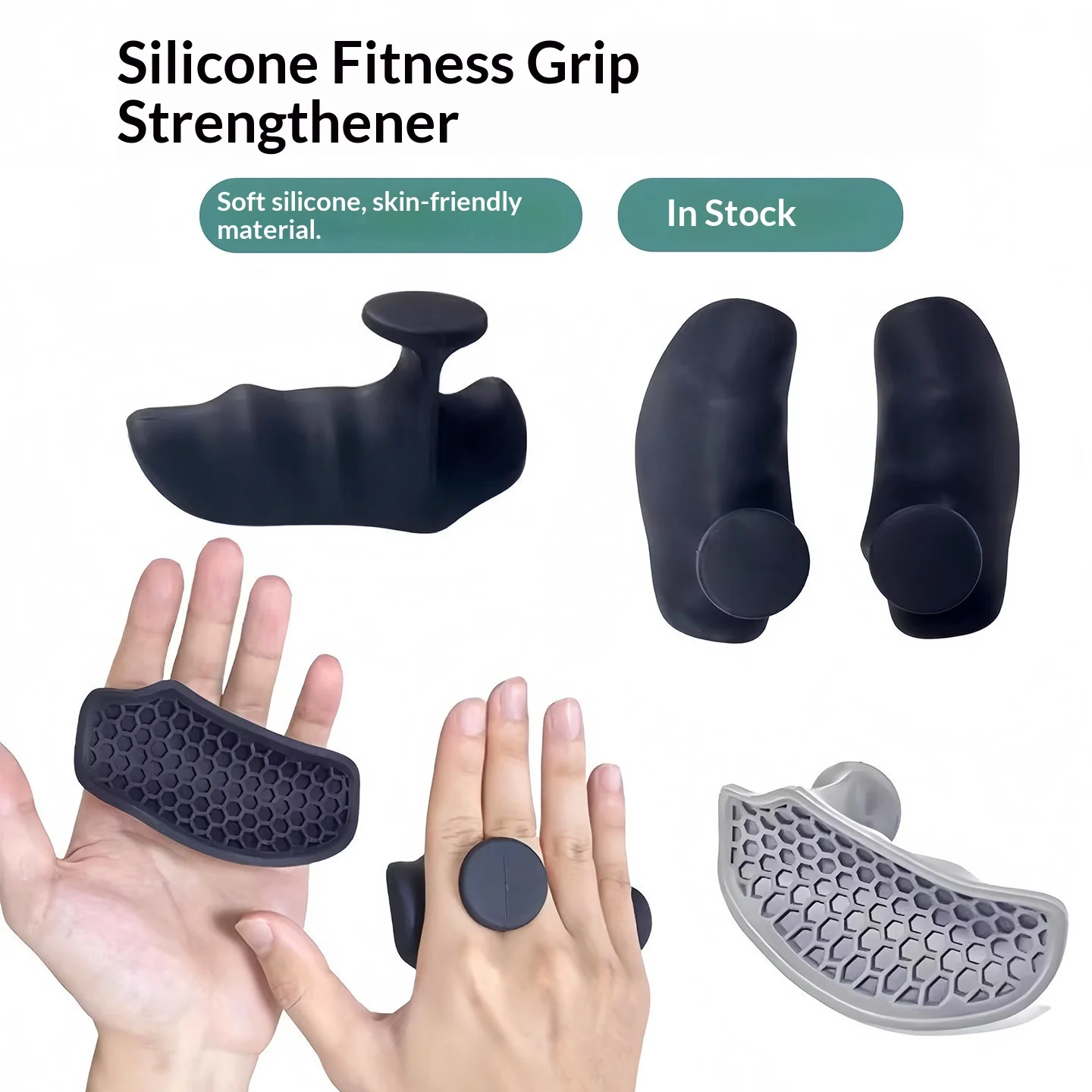 Ergonomic Anti‑Slip Weightlifting Palm Protector Soft Thick Elastic Hand Grip Pad Fitness Gym Training Hand Protective Gear