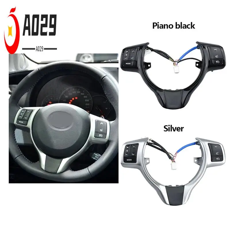 

A029-Steering Wheel Switches Buttons Phone Volume Control Switch Buttons For Toyota Vitz Yaris Verso-S 2012-2017