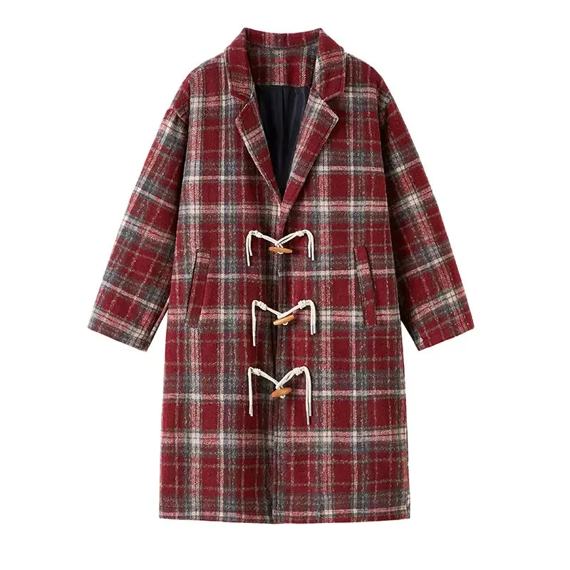 

Spring and Autumn Fashion Trend American Retro Long Windbreaker Jacket For Men's Casual Loose Sports Plus Size High-end Jacket