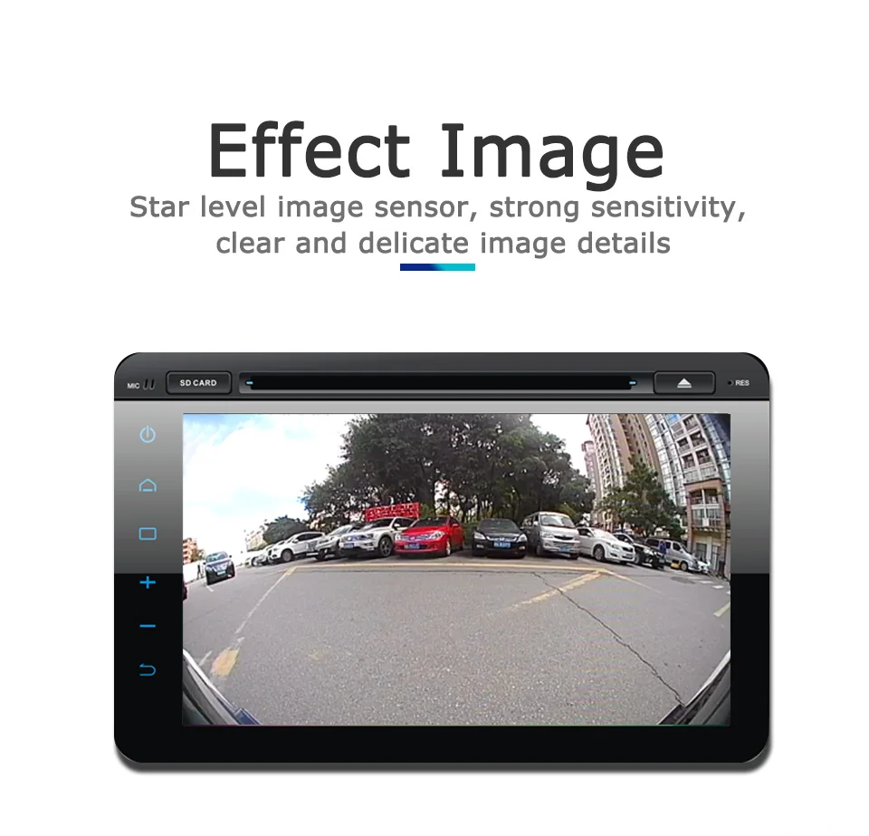 Smartour AHD 1920 x 1080P Auto-Rückfahrkamera, 180 Fisheye-Objektiv, Full HD, Nachtsicht, Fahrzeug-Rückfahrkamera, Auto-Frontkamera – Detail 2