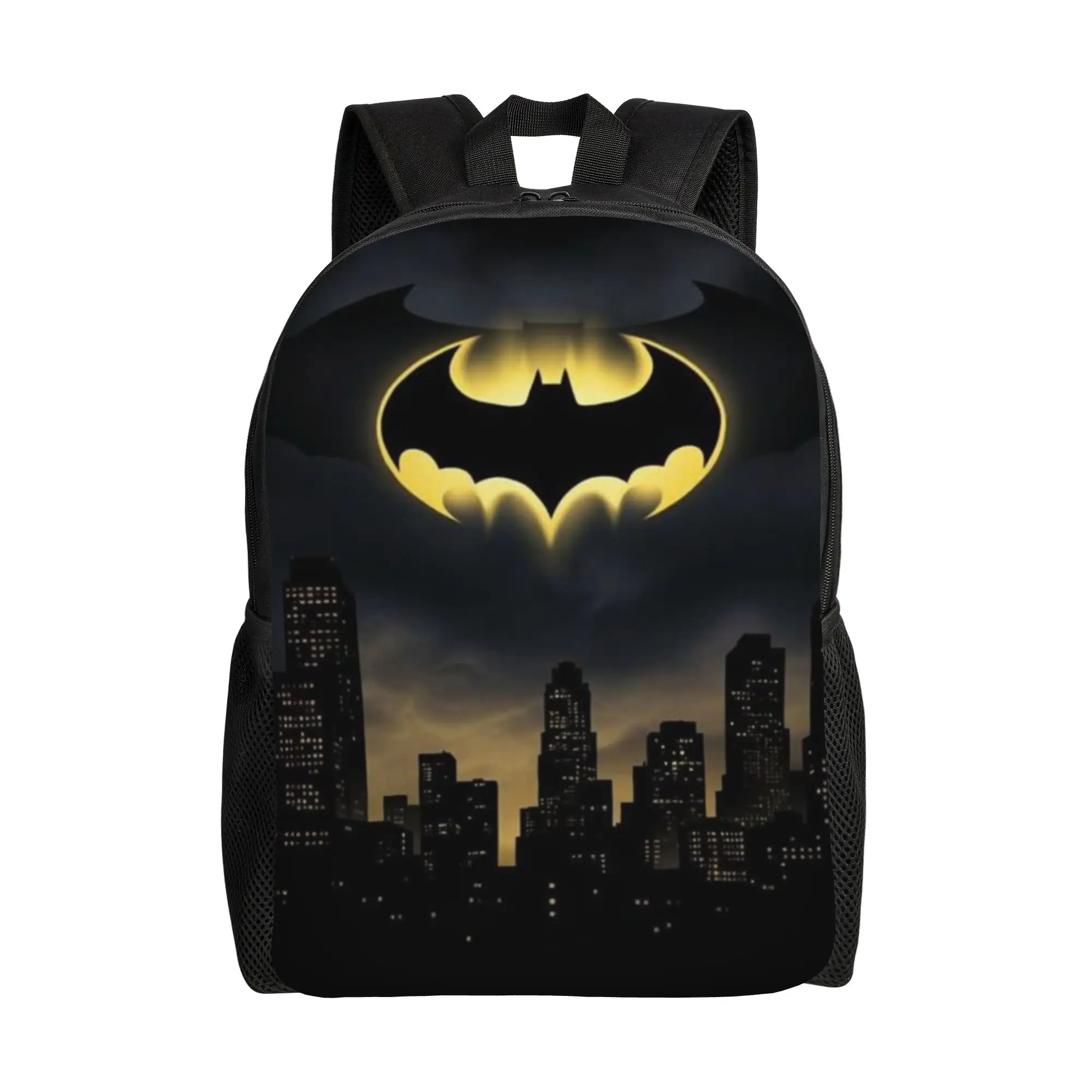 

Back to school season Dark Winged Emblem Backpack Batman Female High Street Backpack