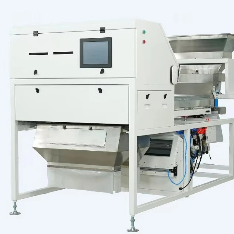 Multi-function Belt Type Color Sorter for Cashew Nuts Garlic Chilli Walnut Sorting Process Machine Cherry Coffee Color Sorter