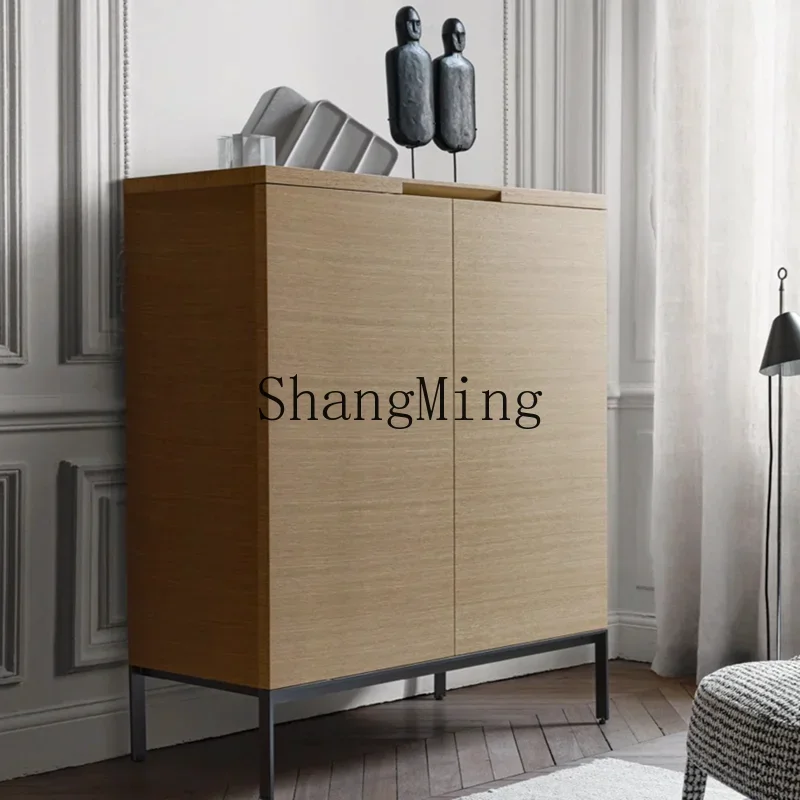 

CL Modern minimalist display Minimalist retro style storage cabinet Chinese-style dining side wine cabinet