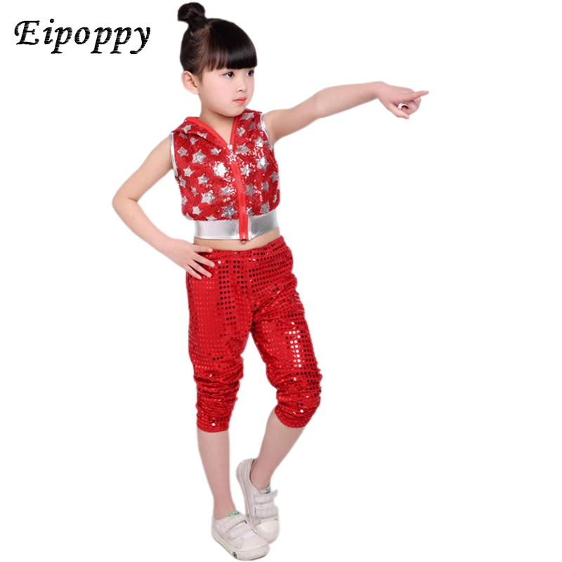ملابس رقص بترتر للأولاد والبنات ، ملابس أداء للأطفال ، هيب هوب ، جاز ، مودرن ، بنات ، أطفال صغار ، جديد