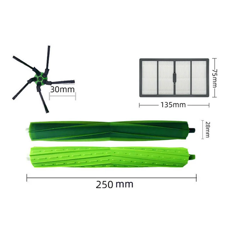 مجموعة فرش دوارة لقطع الغيار عالية الجودة لـ Irobot Roomba S9 (9150) S9+ S9 Plus (9550)، ملحقات أجزاء المكنسة الكهربائية