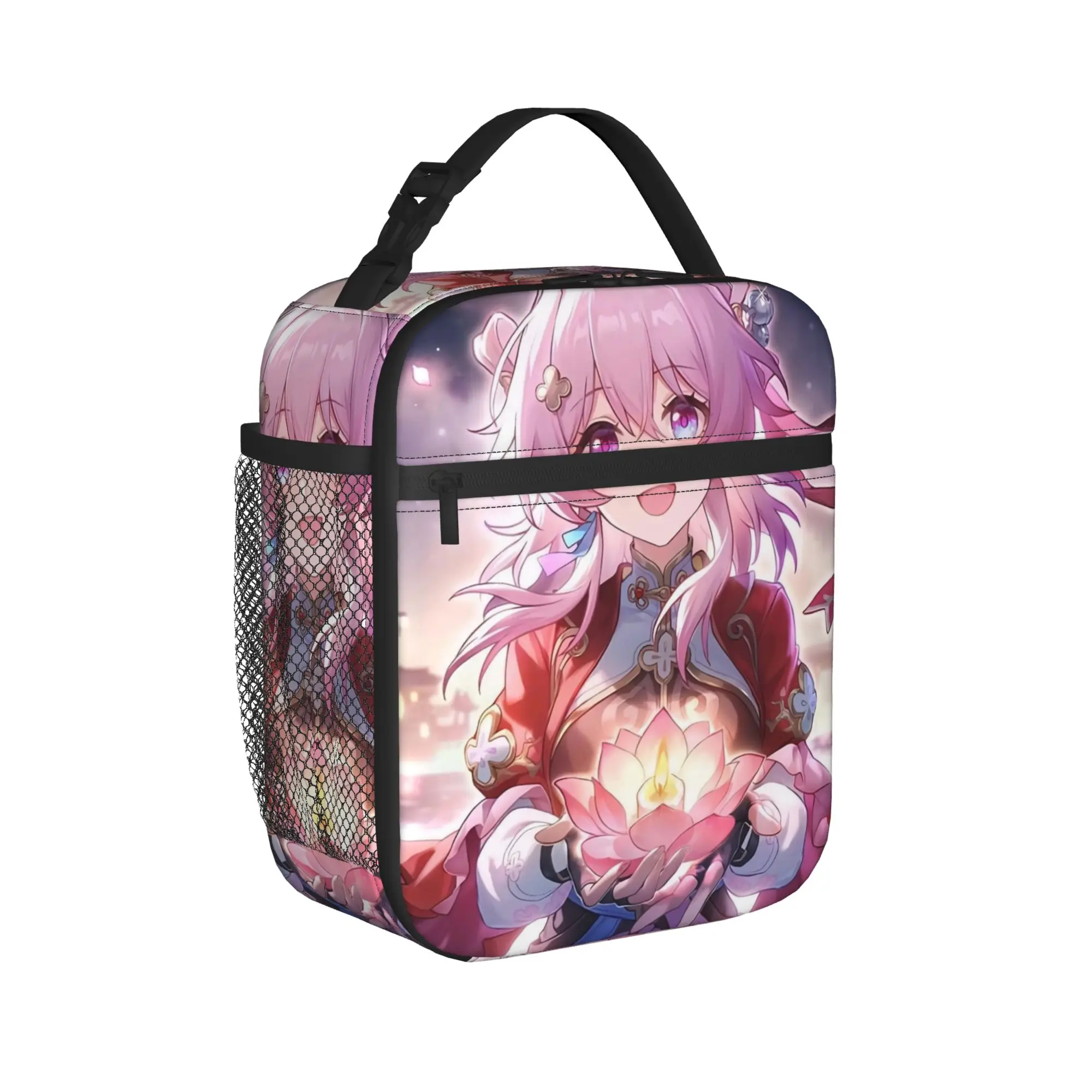 Honkai Star Rail Accessories Insulated Lunch Bag For School Office  Food Container Portable Thermal Cooler Lunch Boxes