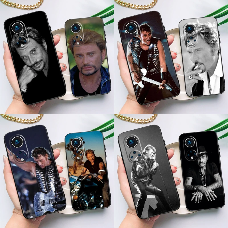 Johnny Hallyday Music For Huawei Honor Magic 5 Lite 70 50 X8 X9 a P20 P30 P40 P50 P60 Pro P Smart Nova 9 5T Case