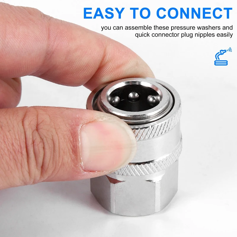 NPT 3/8 дюймов, нержавеющая сталь, штекер и гнездо, быстроразъемный комплект, быстрое строе соединение