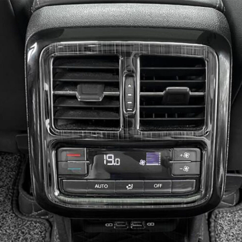 الخلفية تكييف الهواء منفذ إطار الكسوة اكسسوارات السيارات الديكور الداخلي ل Volkswagen VW Passat 2019 2020 2021 2022 2023