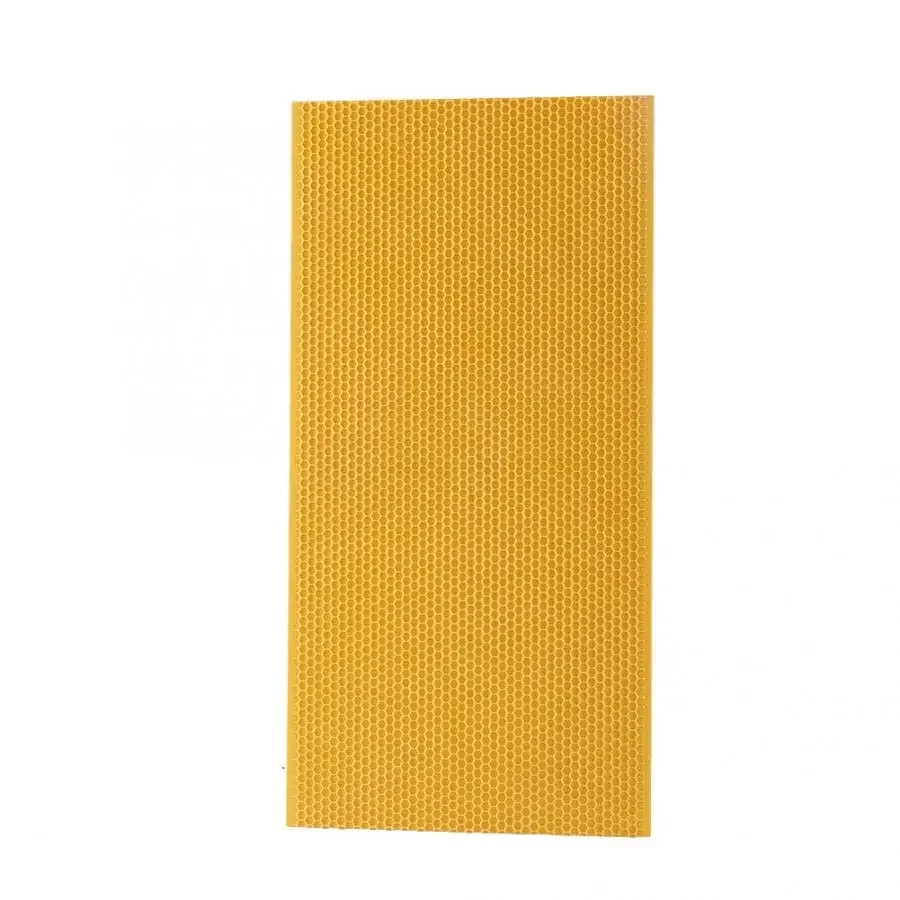 5 PCS/Lot Plastic Honey Foundation Comb Sheet Comb Honey Square Frame Bee Wax Foundation Beehive Frames Base Sheets