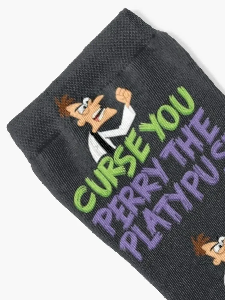 Curse You Perry the Platypus Socks Toe sports funny gift cotton set Socks Ladies Men's