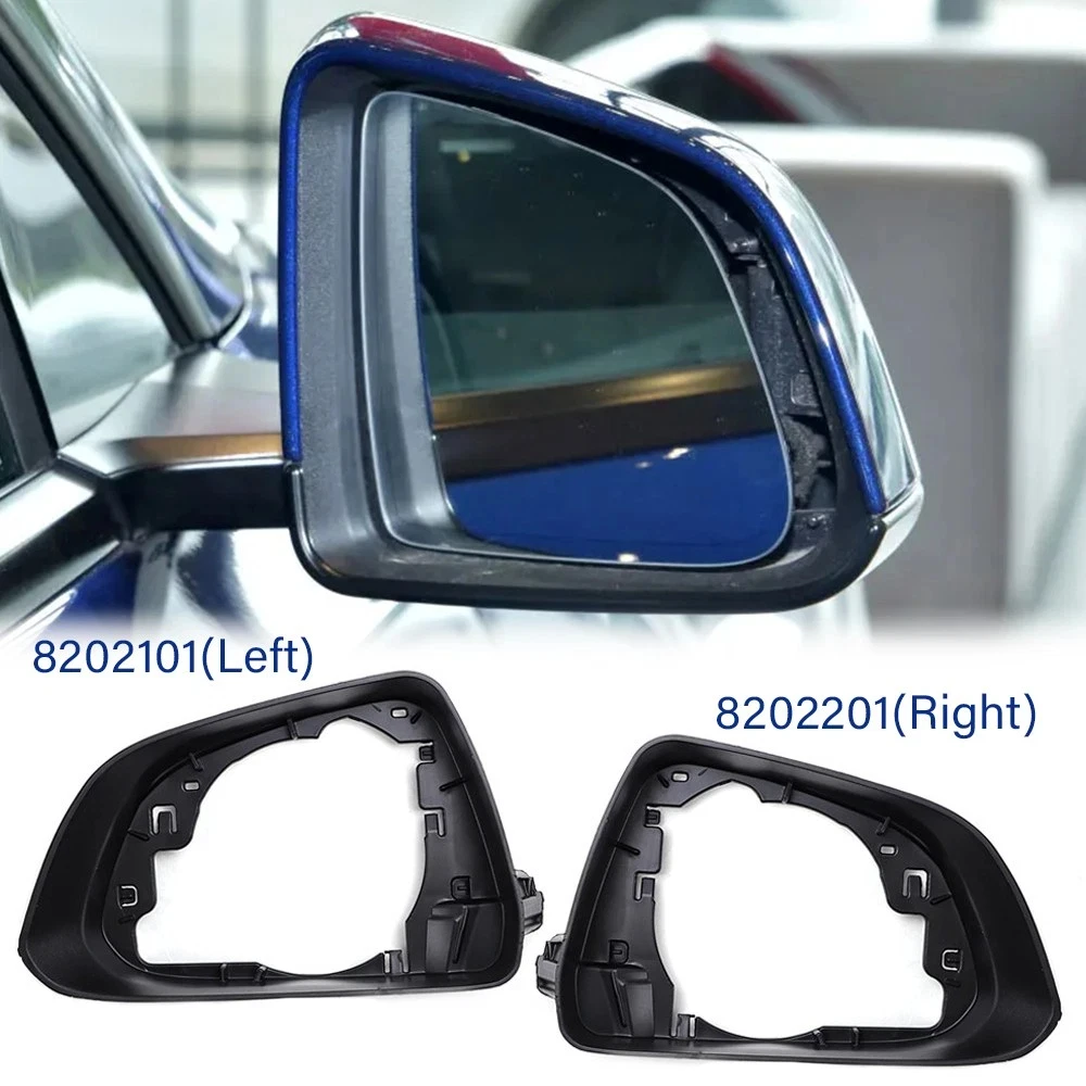 

Для Tesla Model Y 2020-2023 автомобильное зеркало заднего вида от дождя, защитная крышка для бровей, непромокаемая рамка, АБС-пластик, запасная часть зеркала