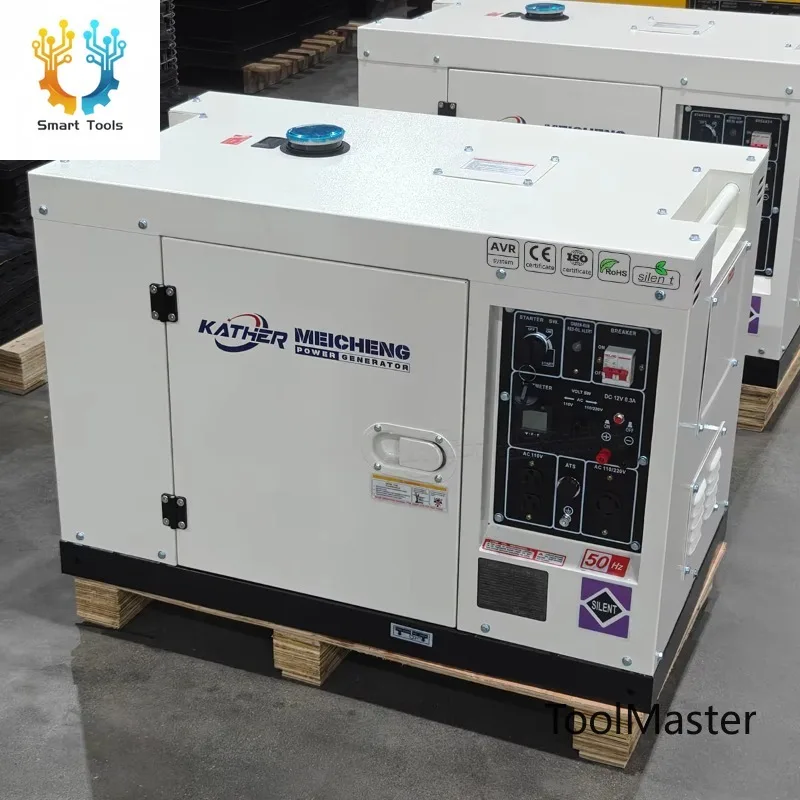 

【2026】Factory Priced Silent Electric Diesel Generators 5kw 8kw 10kw 12kw 15kw Remote Control Super Silent Diesel Generators 5kva