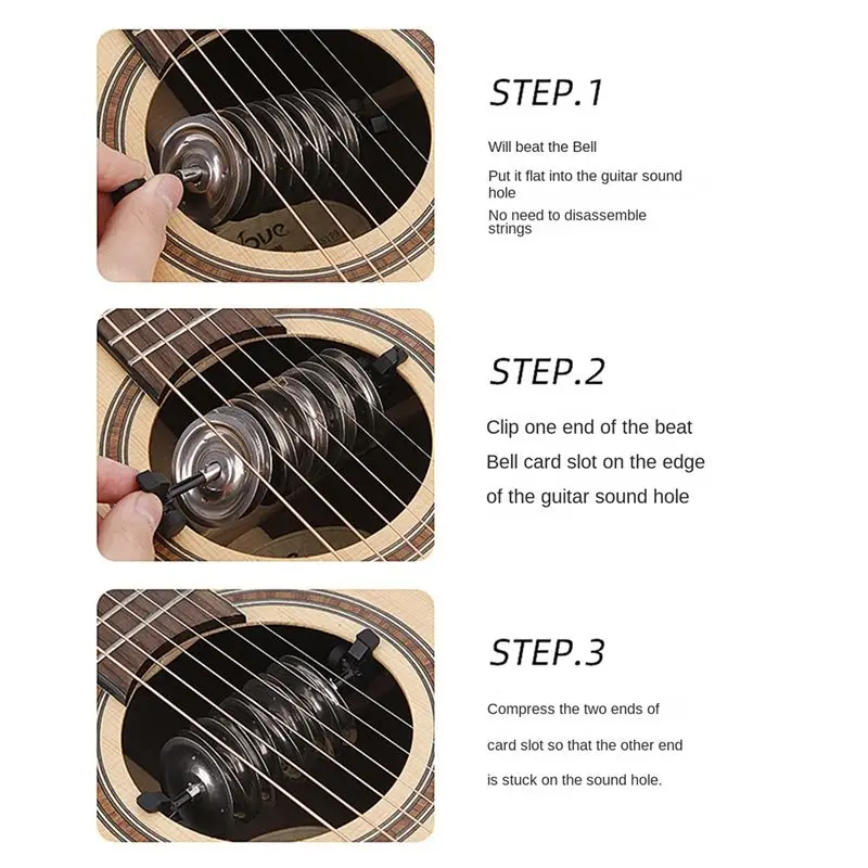 

ABJA 40-41 Inch Acoustic Guitar Sound Hole Cover Guitar Sound Hole Bell Guitar Accessories Sound Hole Guitar Bell