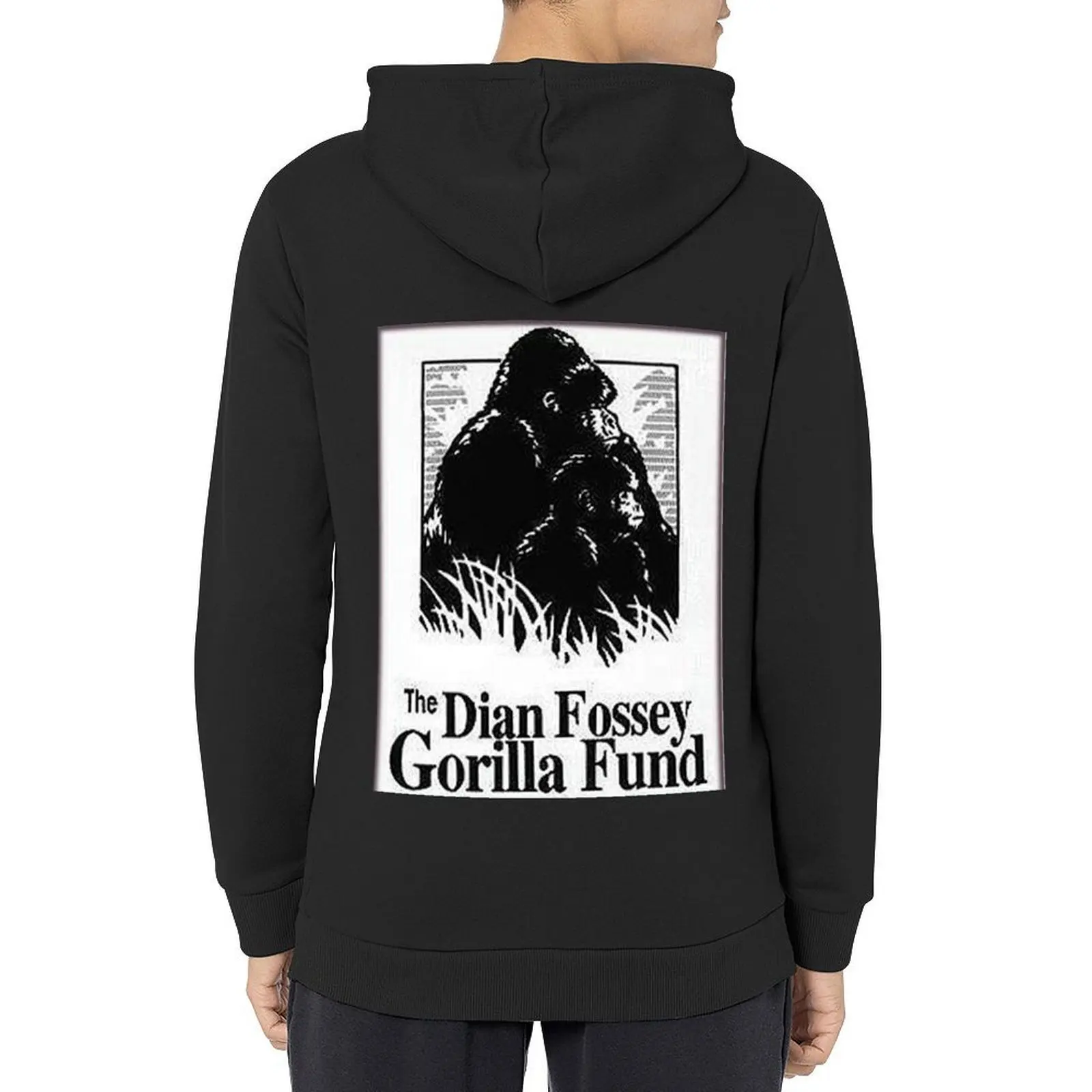 

Dian fossey gorilla fund Hoodie graphic t shirts men men's sweat-shirt set men clothing blouse men's oversize hoodie
