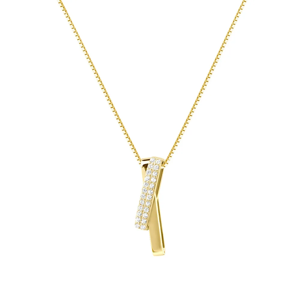 Interlocking Geometric Link Chain Necklace for Women Minimalist Statement Affordable Luxury Versatile Trendy Unique Jewelry