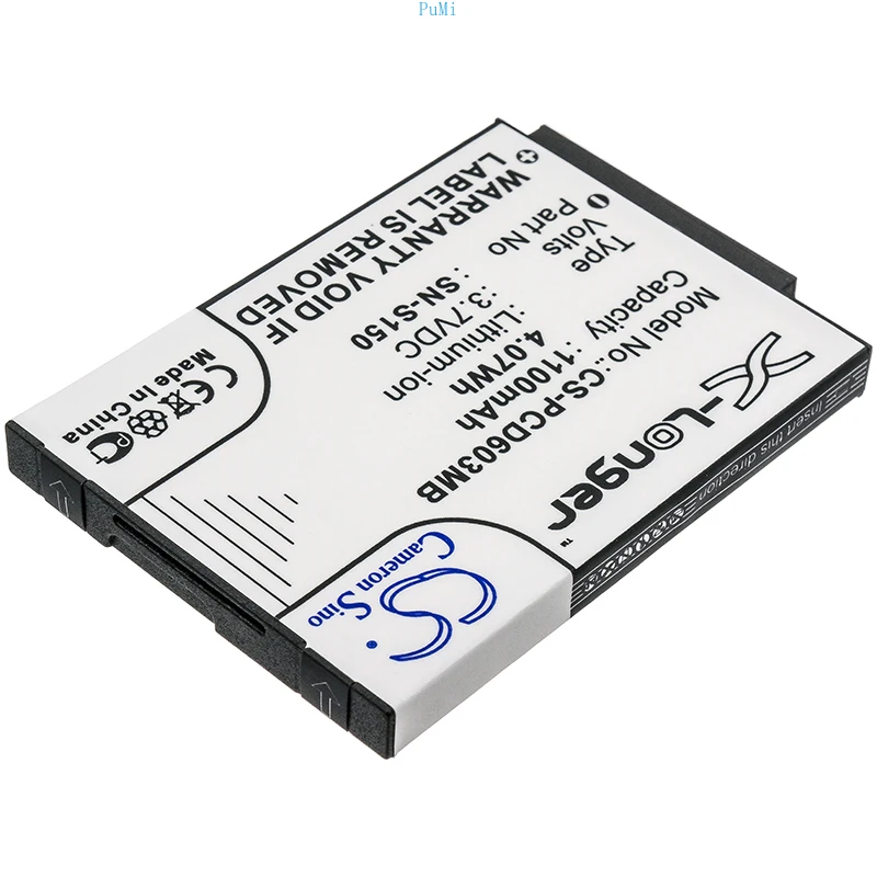 Replacement Battery for Philips SCD603, SCD-603/00, SCD603/10, SCD603/20, SCD-603H 20600002300, 996510061843, N-S150, SN-S150