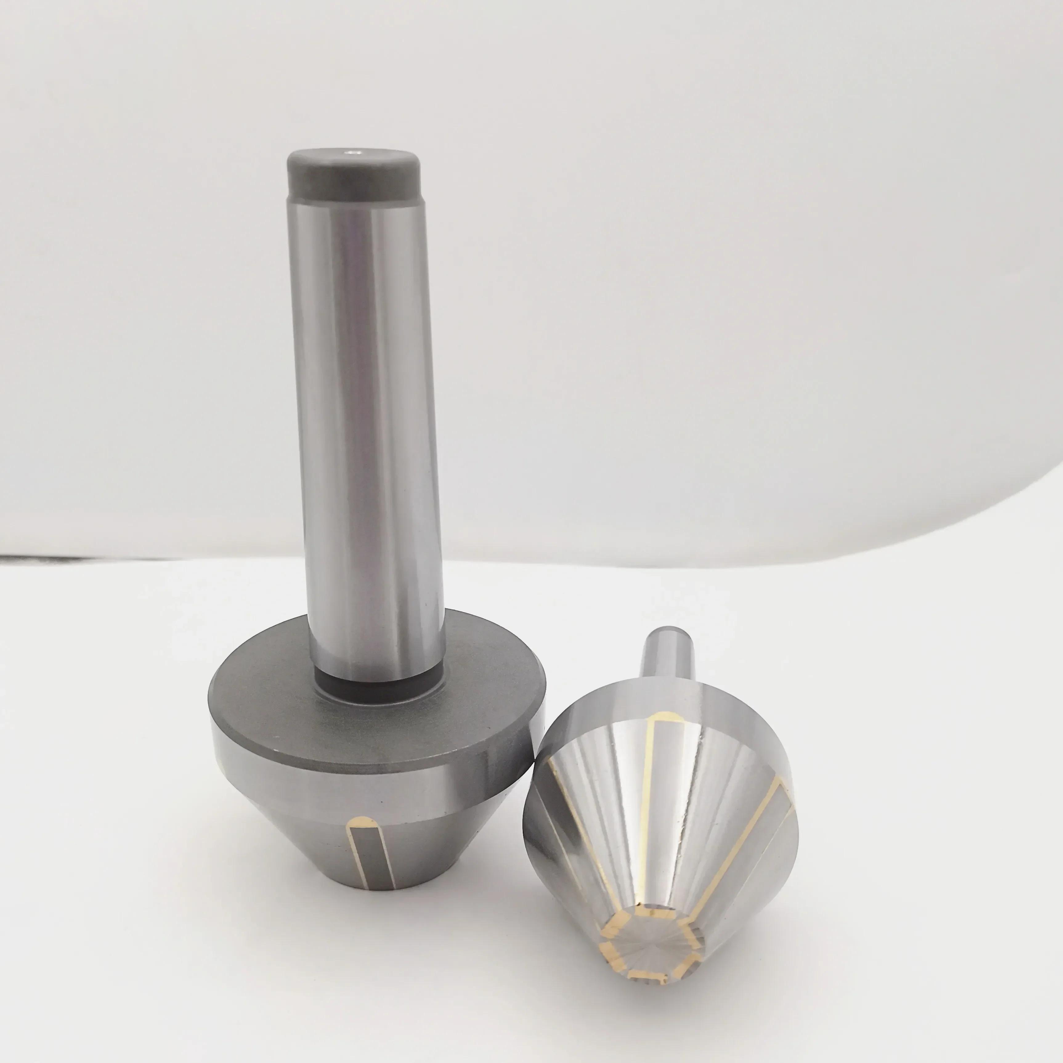 Tapa de amoladora con incrustaciones de tira de aleación de acero, dedal de paraguas fijo Mohs No. 4 No. 5 cabeza de seta cabeza superior