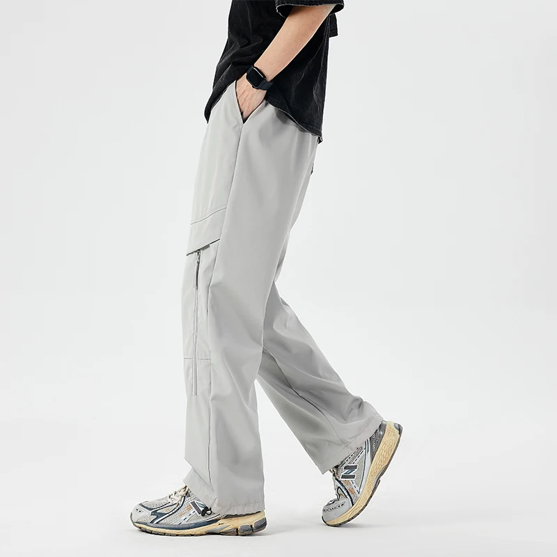 Celana Panjang Baru Celana Panjang Pria Olahraga Pria Musim Semi dan Musim Panas Merek Trendi Celana Lebar Longgar Produk Seks Pakaian Y2k Pakaian Pria