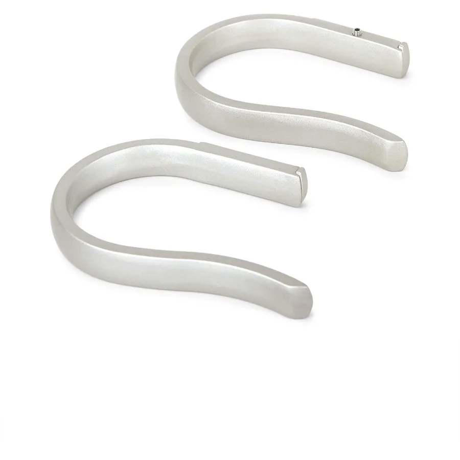 

Elegant Curtain Holdback for Window Treatment Drapery Rod in Nickel Finish Enhances Room Aesthetics with Modern Design Ideal fo