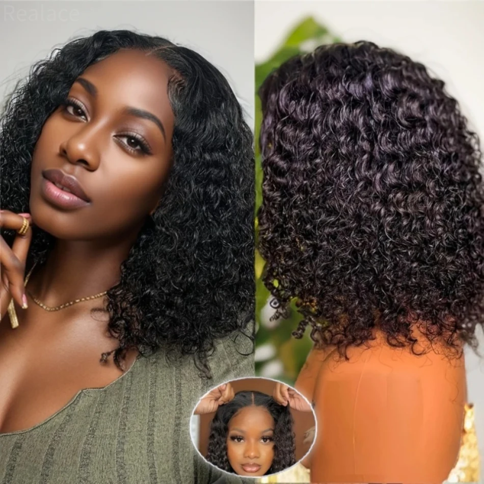 

Glueless Wig Human Hair 30 Inch Lace Front Curly Wigs Deep Wave 5x5 Ready to Wear Frontal Brazilian Wig on sale For Women Choice