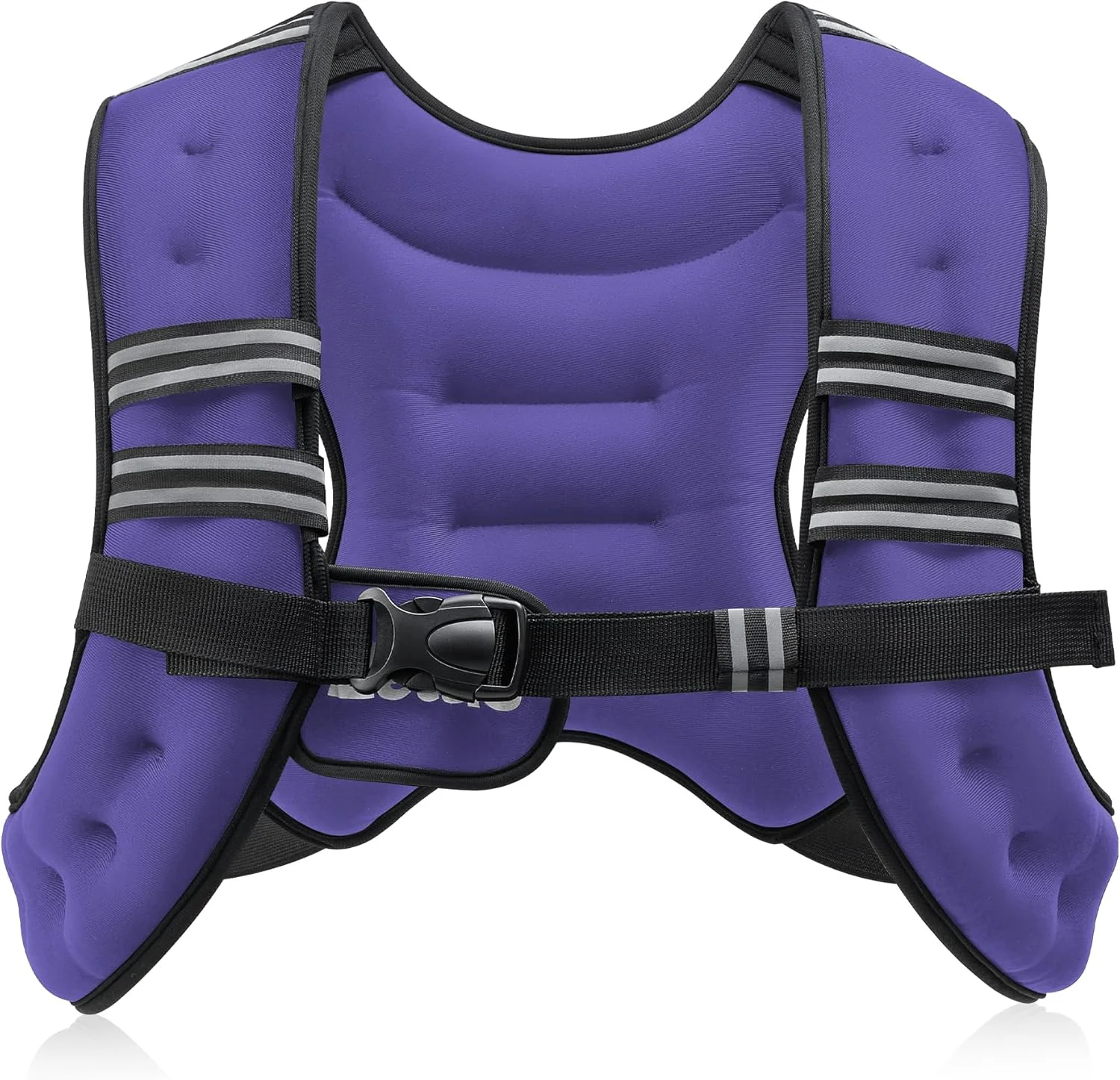 Gilet lesté, 6lbs-20lbs, avec bandes réfléchissantes, adapté à la musculation, à la course à pied, au fitness et à la perte de poids.