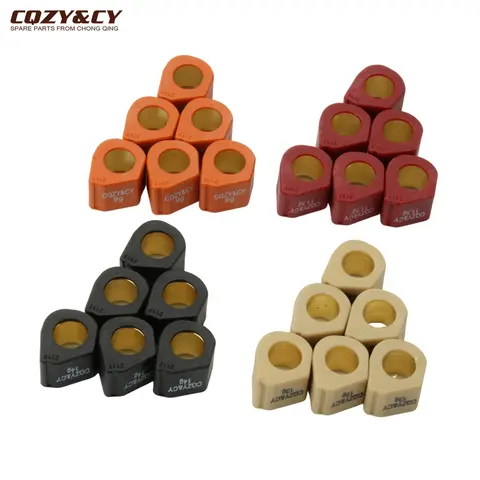 레이싱 변속기 롤러 웨이트 21x17mm 9g 11.5g 13g 14g Piaggio Beverly Carnaby Mp3 X X7 X10 Evo 125cc